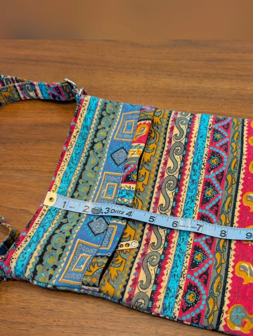 Multi Pattern Adjustable Crossbody Bag - Picture 12 of 15